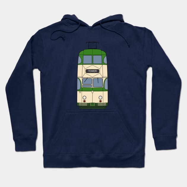 Blackpool Balloon Tram Hoodie by charlie-care